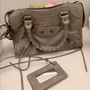 Gray purse